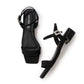日本製 Lauf Oletta 3cm 串珠方形涼鞋 (L117 Black-Z) (黑色)