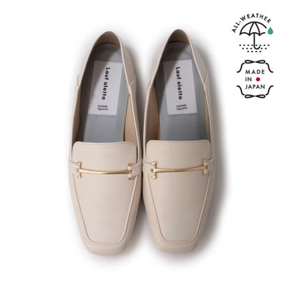日本製 Lauf Oletta [All Weather] 全天候柔軟巴布什樂福鞋 (LRH107 IVORY) (象牙色)