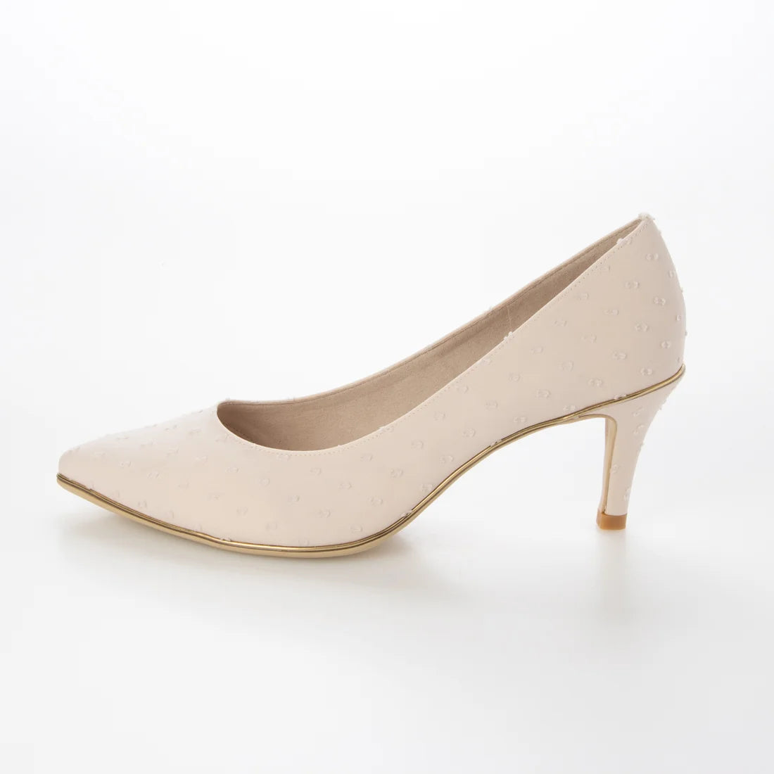 【新品預訂】日本製 Launa Lea Rich 7cm Gold Line高跟鞋 (80001F) (粉色 Z / Pink Z)