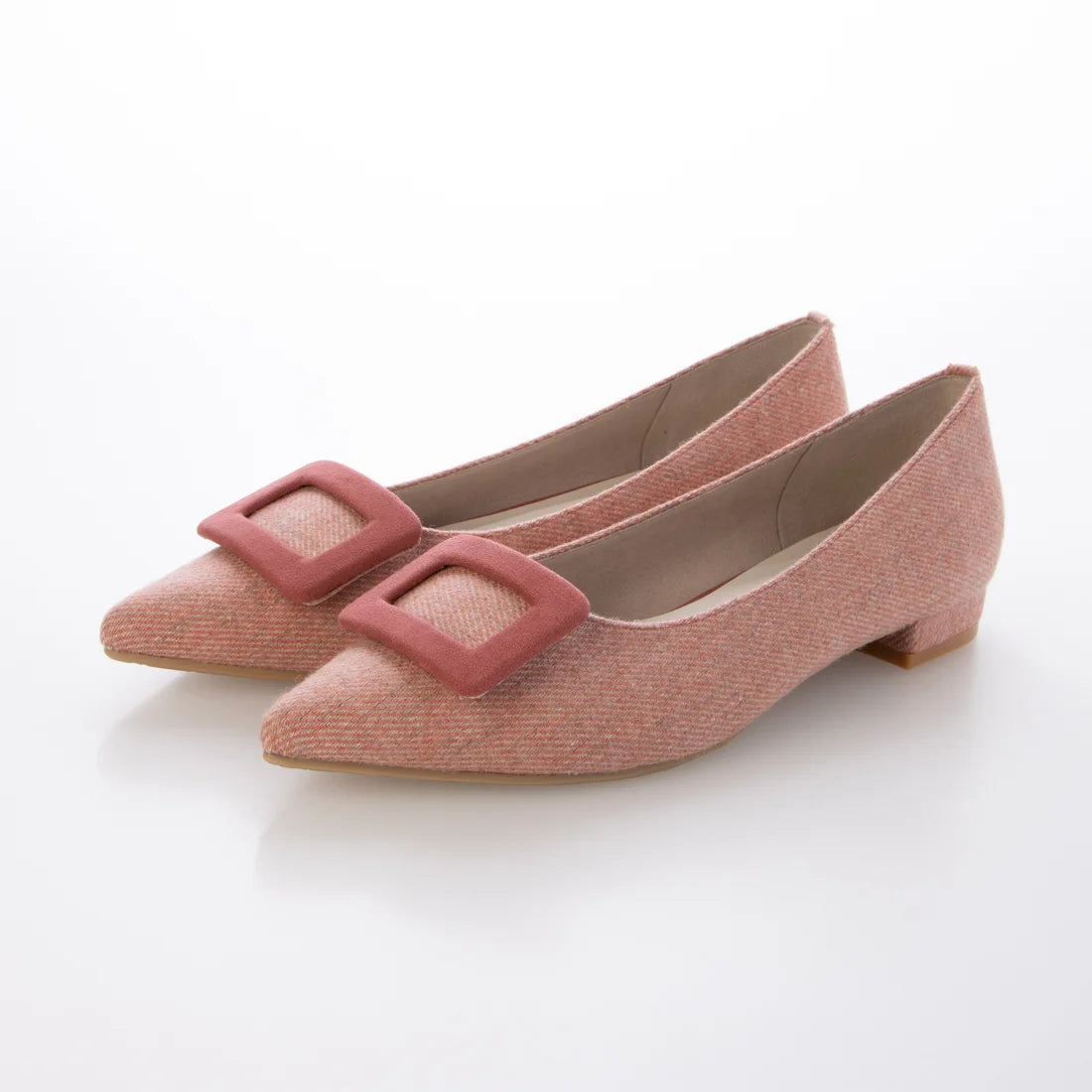 【新品預訂】日本製 Launa lea 扣尖頭高跟鞋 (459A) (粉紅色 Z/C / Pink Z/C )