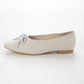 【新品預訂】日本製 Launa lea 繩蝴蝶結方頭絨毛芭蕾舞鞋（B7102A）(淺灰色 S / L Grey S)