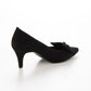 【新品預訂】日本製 Launa Lea 7cm 蝴蝶結高跟鞋 (608)(黑色 S / Black S)