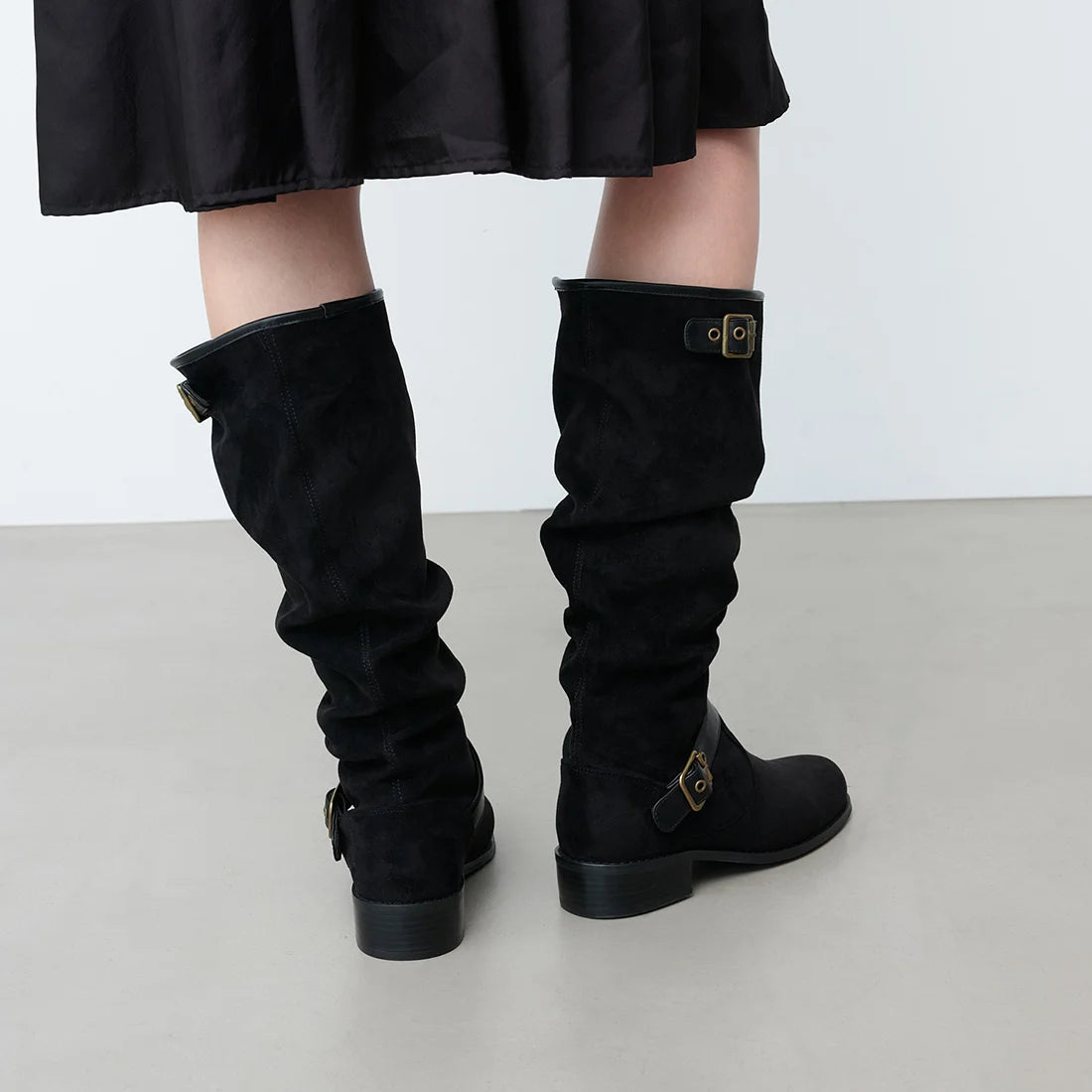 【新品預訂】Launa lea 寬鬆長靴 (S156) （黑色S/ Black S)