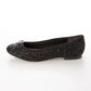 日本製 Launa lea 閃耀亮片圓頭芭蕾鞋 ( B1601A ) (黑色/Black)