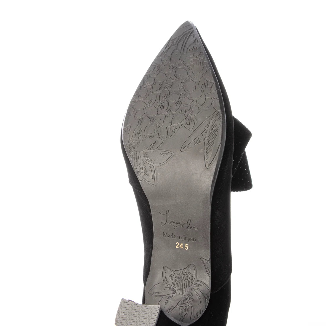 日本製 Launa Lea 7cm絲絨蝴蝶結短靴(585) (黑色 / Black Z/C)