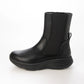 【新品預訂】日本 Lauf Oletta 4cm 輕質厚底側高短靴 (L156 Black)(黑色)