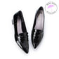 【新品預訂】日本製 Launa lea [雨天應對] 3.5cm粗跟抗水樂福鞋 (R9009) Black E