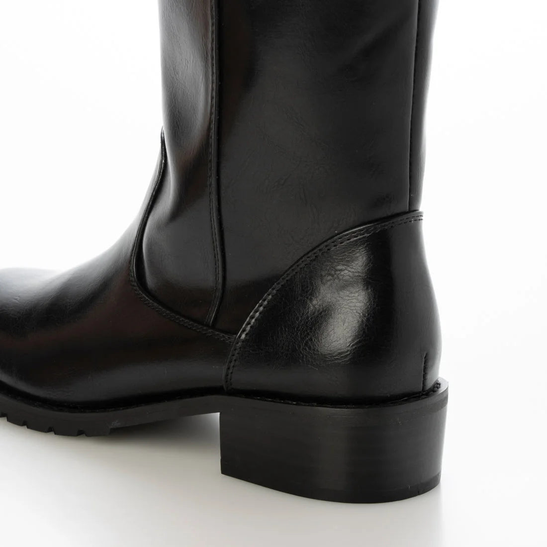 【新品預訂】Launa Lea 4cm踭中筒工程靴（S158）(黑色／Black)