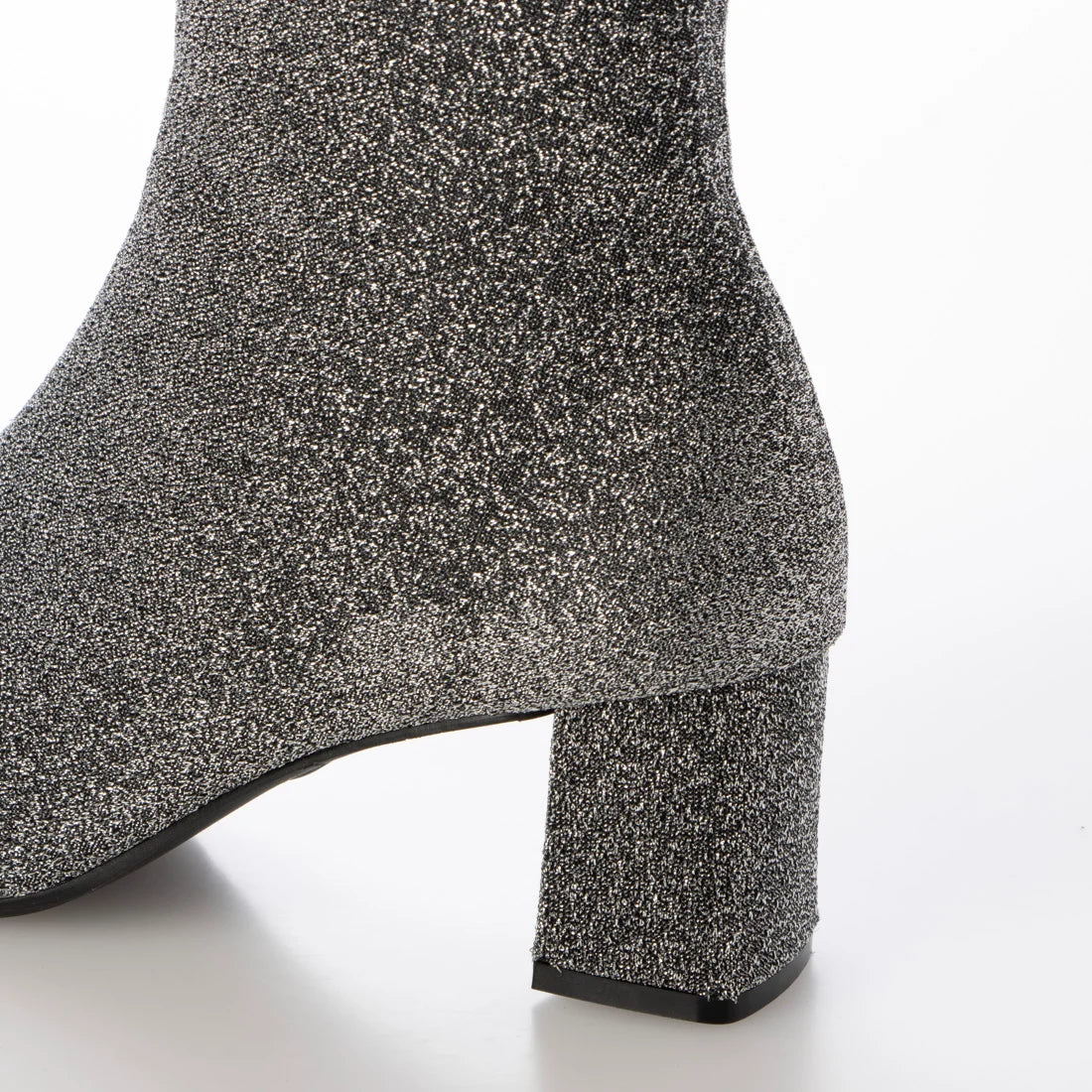 日本製 Launa Lea 6cm閃閃方頭短靴 (582)(銀色Z／Silver Z)