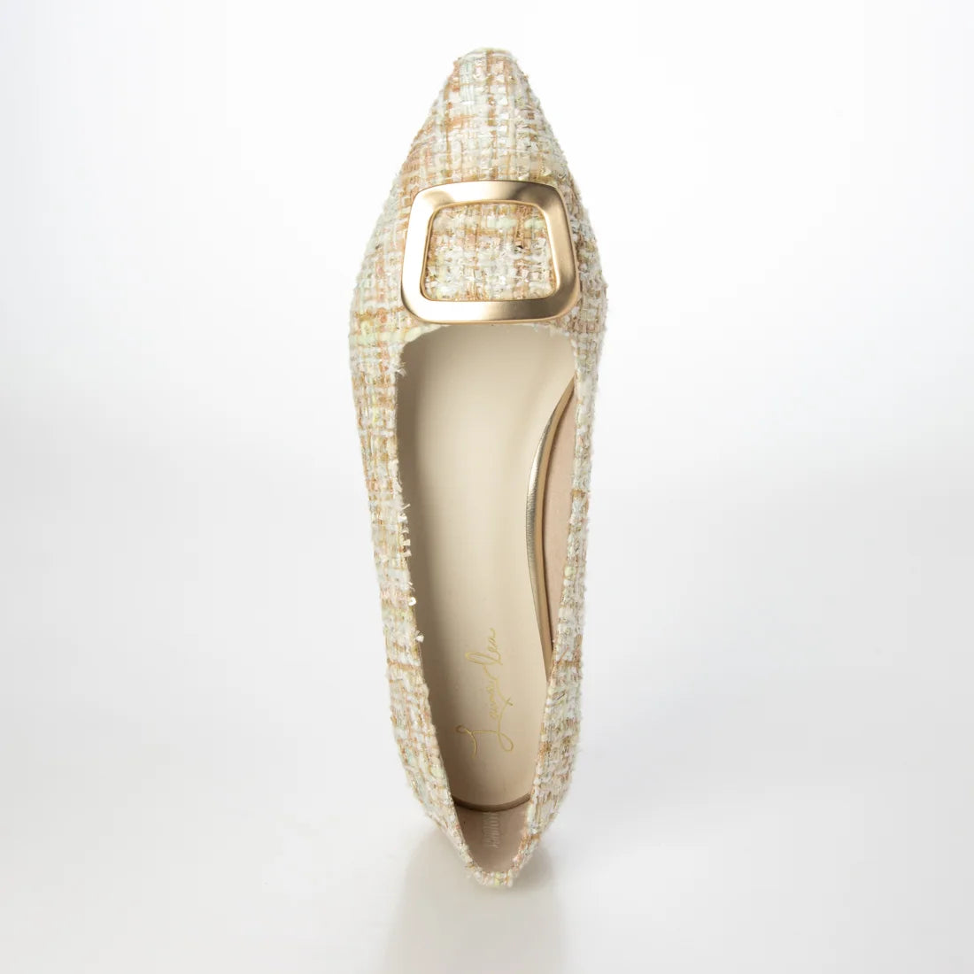 【新品現貨】日本製 Launa lea 金色方扣平底鞋 (576) (薄荷Z/C / Mint Z/C )