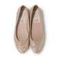 【新品預訂】日本製 Launa lea 閃耀亮片圓頭芭蕾鞋 ( B1601A ) (粉杏色 Z / PK Beige Z )