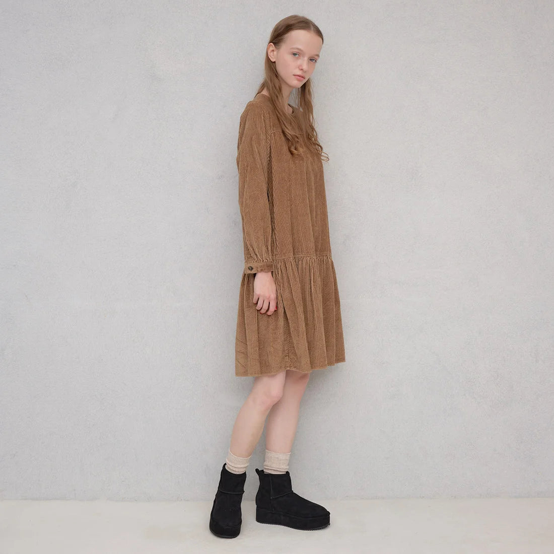 【新品現貨】Launa Lea 5cm厚底羊毛雪靴 (S160)(黑色 S／Black S)