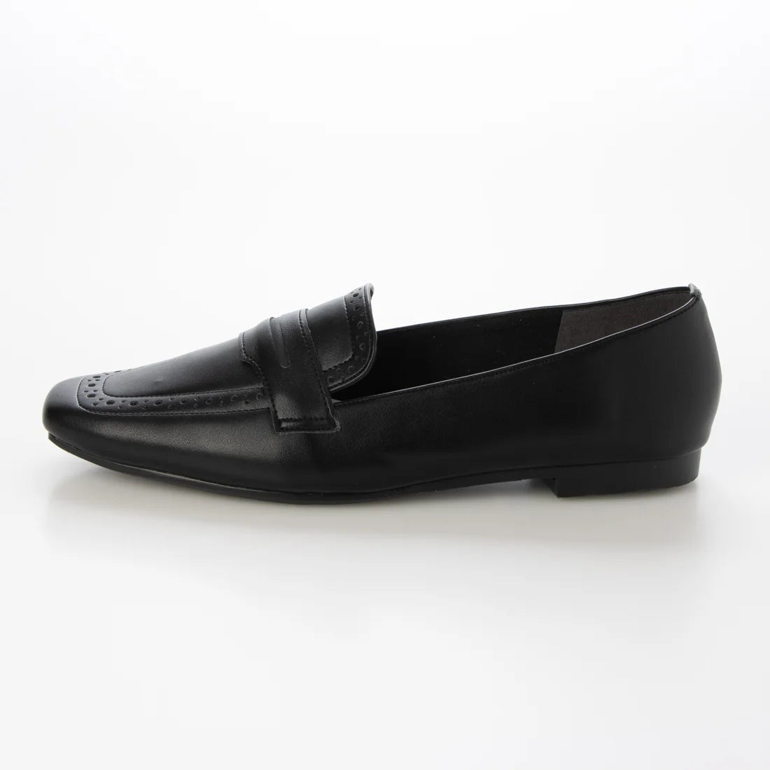 【新品預訂】日本製 Launa lea 方頭經典樂福鞋 (617) (黑色 / Black)