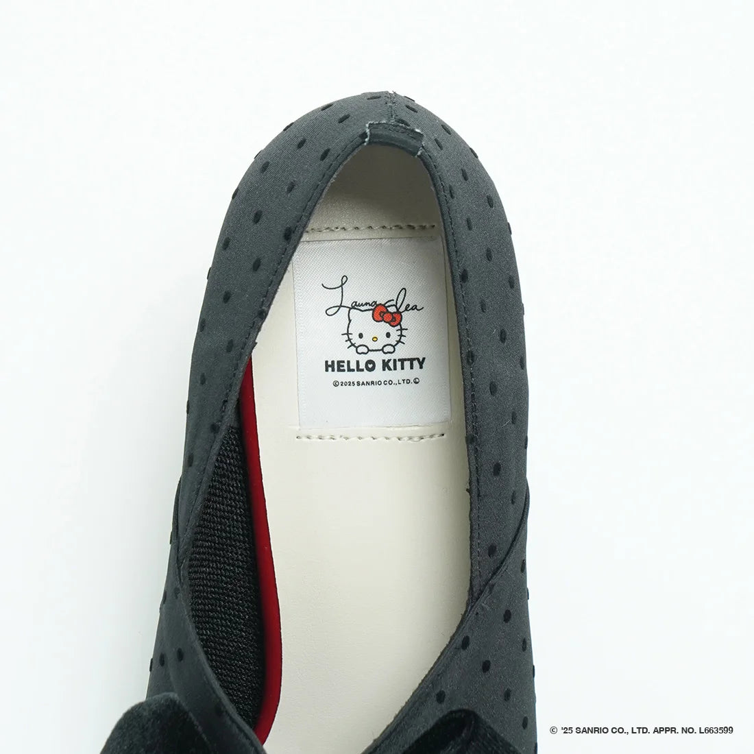 【限定品預訂】售完即止【HELLO KITTY × Launa lea 特別聯名】日本製7cm踭蝴蝶結高跟鞋 (612K)(黑色/Black Z/C)