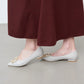 【新品預訂】日本製 Launa Lea 寶石尖頭平底高跟鞋 (483A) (藍灰色 Z/C / Blue Grey Z/C)