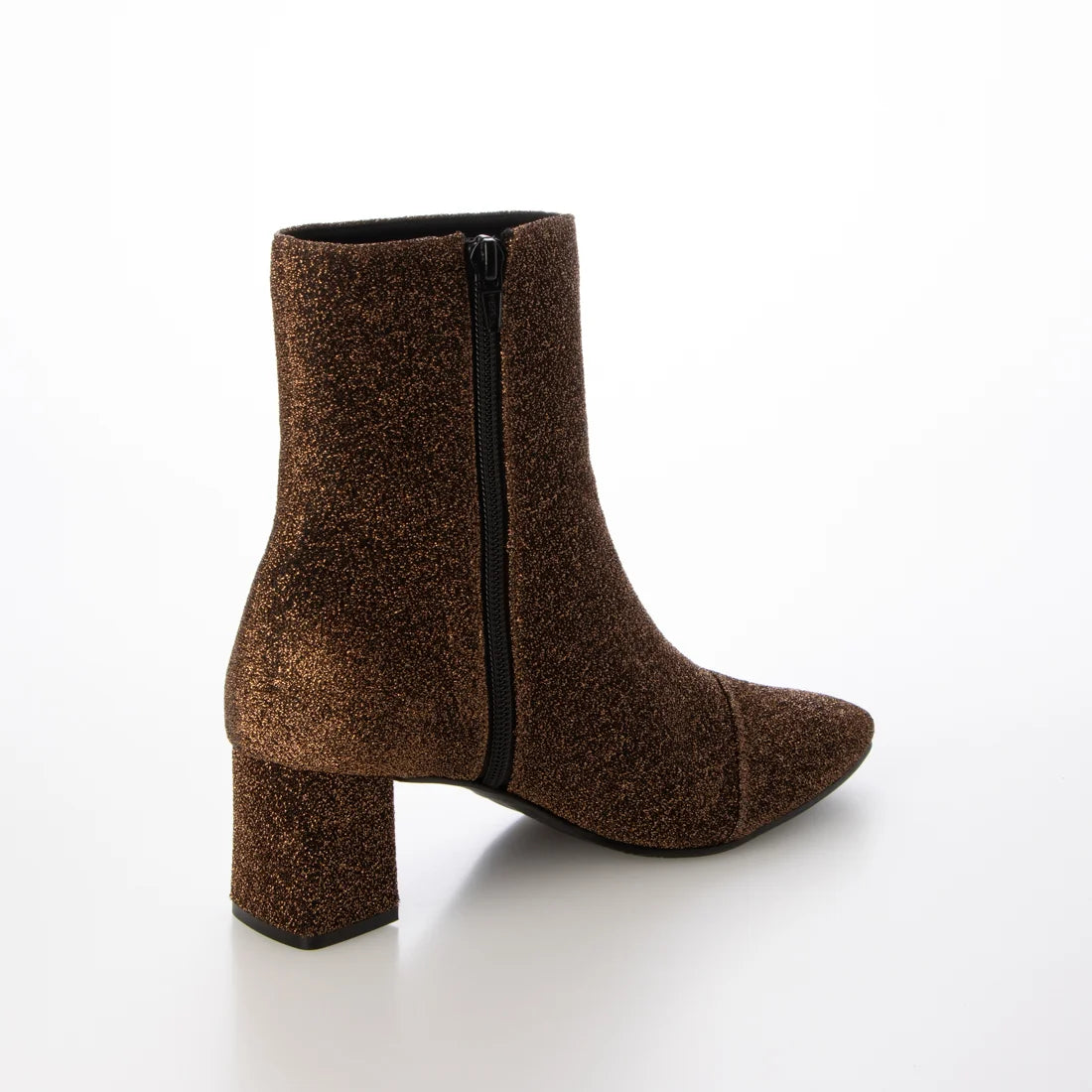 日本製 Launa Lea 6cm閃閃方頭短靴 (582)(棕色Z／Brown Z)