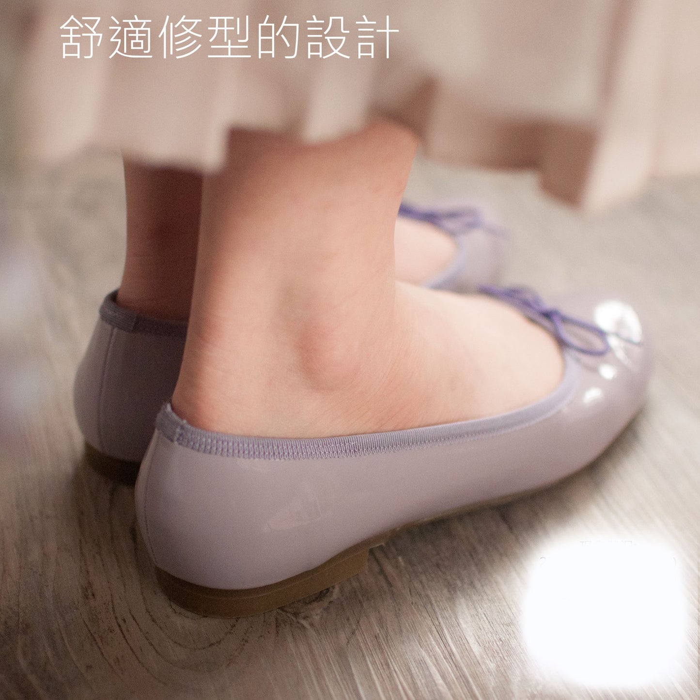 日本製Emma Francis 香港區限定淡紫色(grandioso獨家發售) 圓頭平底雨晴兼用鞋💦☔️ 🩰