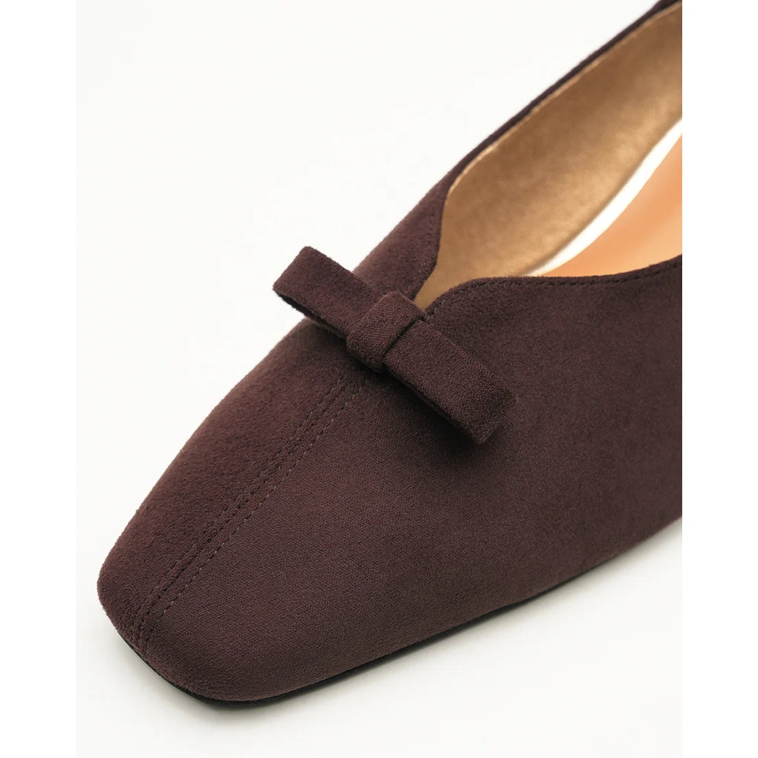 【新品預訂】日本製Emma Francis 3cm跟 防水 方頭高跟鞋 (3004h S105) (棕色絨面革)