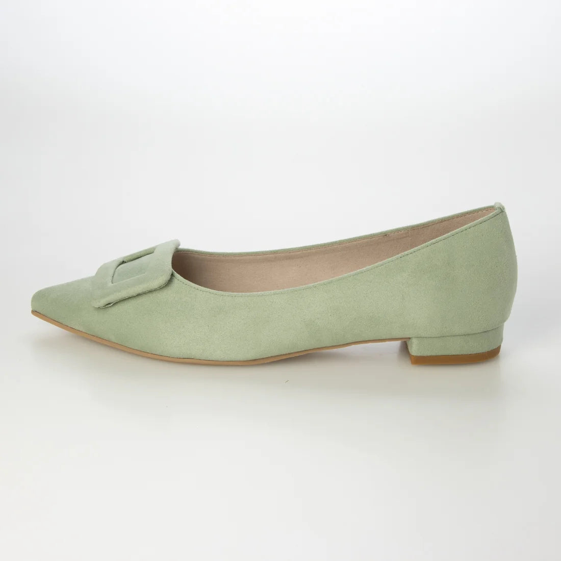 【新品預訂】日本製 Launa lea 扣尖頭高跟鞋 (459A) ( 淺綠 S / L Green S )