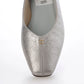 【新品預訂】日本製 Lauf Oletta 簡約金色配件踩踭平底鞋 (LH103 Silver-S) (銀色)