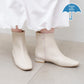 【新品預訂】日本製 Launa Lea 晴雨兩用彈力方頭短靴 (R9024) ( 象牙色 / Ivory )