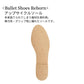 日本製 Launa lea 3cm踭蝴蝶結圓頭亮面芭蕾晴雨鞋( RB5401A ) (黑色/ Black E)
