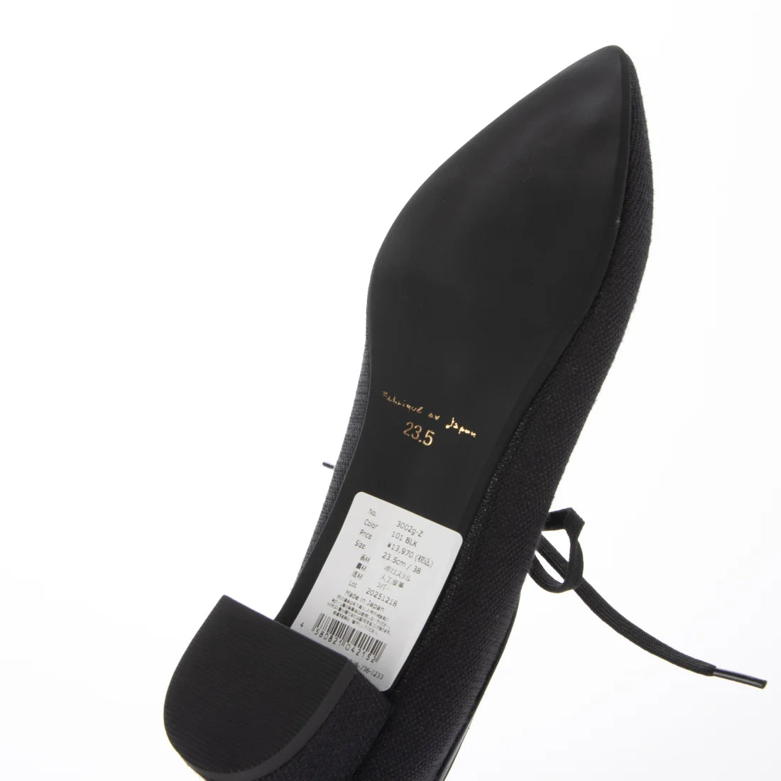 【新品預訂】日本製Emma Francis  3cm踭 經典蝴蝶結高跟鞋（黑色）(3002g-Z 101)