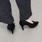 【新品預訂】日本製 Launa Lea 7cm 蝴蝶結高跟鞋 (608)(黑色 S / Black S)