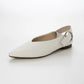 【新品預訂】日本製 Lauf Oletta  [All Weather] 全天候 可踩踭 柔軟大扣環V型平底鞋（LRP139 IVORY）