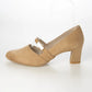 【新品預訂】日本製 Launa Lea 6cm踭杏仁頭瑪麗珍高跟鞋 (614）( 杏色 S / Beige S )