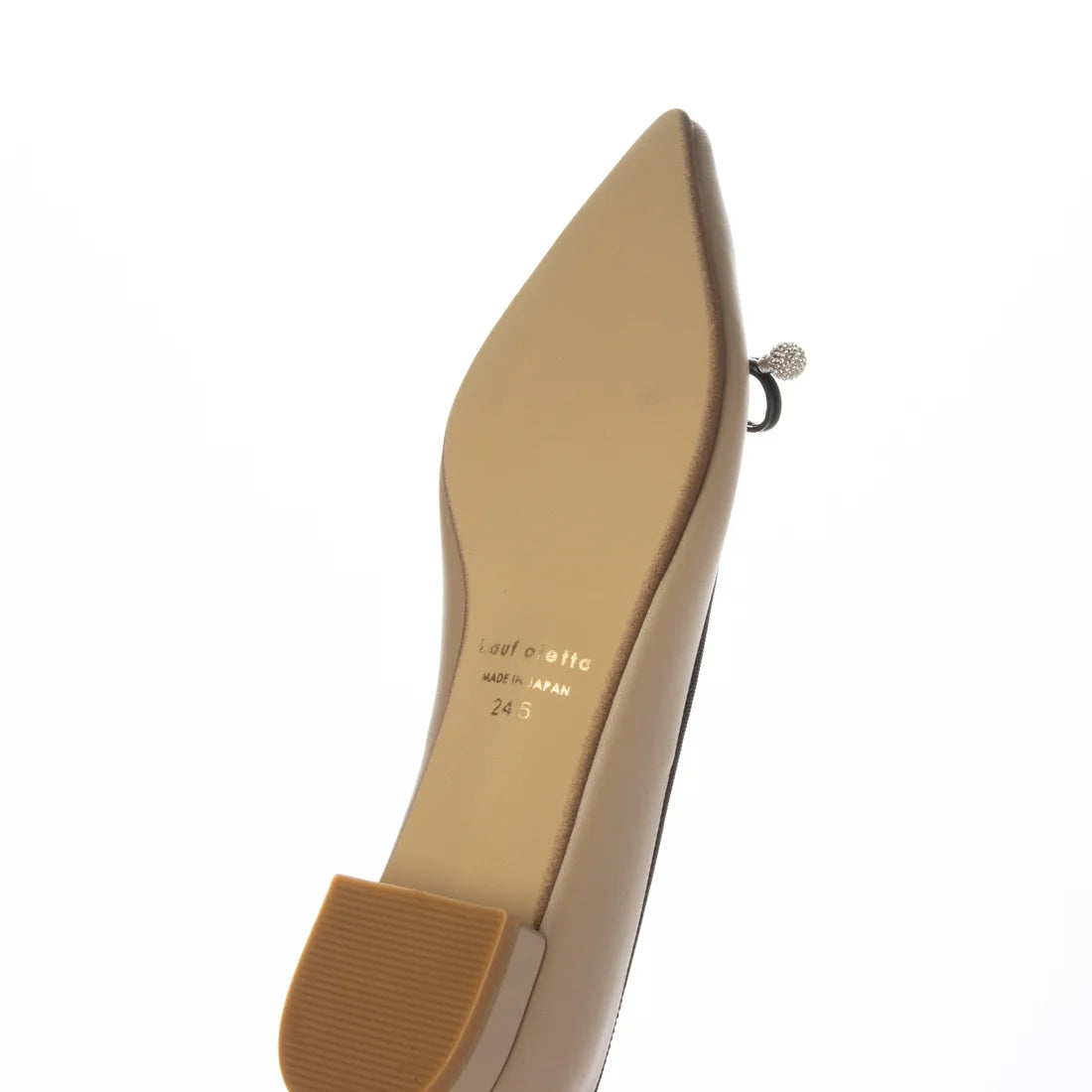【新品預訂】日本製 Lauf Oletta [All Weather] 全天候尖頭珍珠芭蕾舞鞋 (LRH101 Beige/C) (杏色)