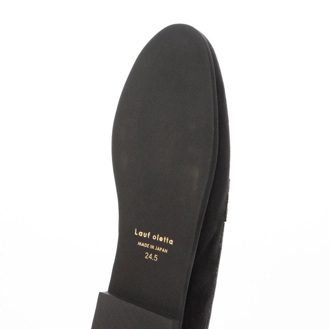 【新品預訂】日本製 Lauf Oletta 柔軟絨布樂福鞋(LH104A BLACK-S) (黑色)