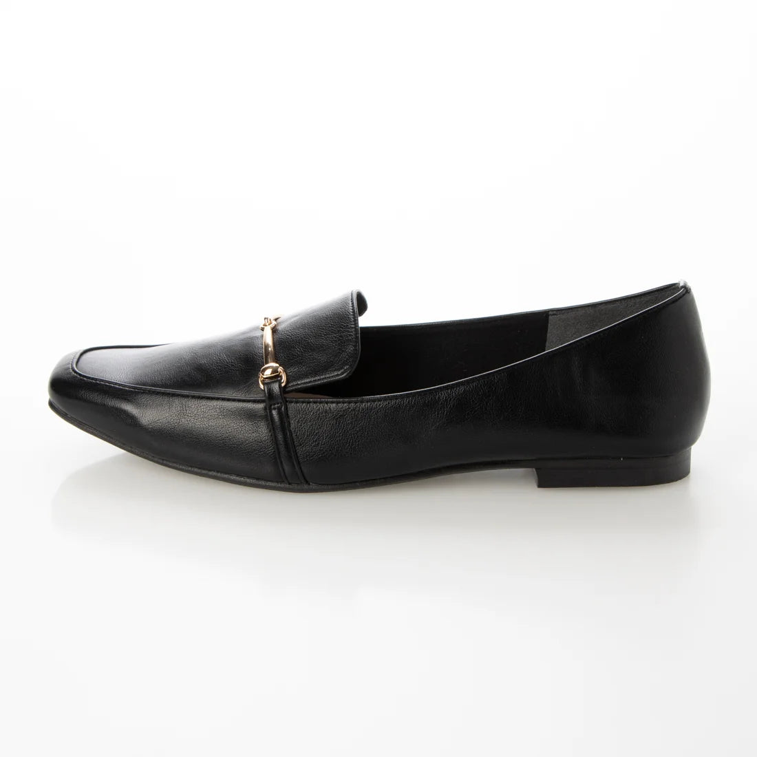 日本製 Launa lea 金扣樂福鞋 (457A) (黑色/Black)