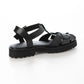 【新品預訂】日本製 Lauf Oletta T型帶3cm厚底涼鞋 (LP148 Black)(黑色)