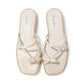 【新品預訂】日本製 Launa Lea 交叉蝴蝶結平底涼鞋(625)(淺杏色/ L Beige Z)