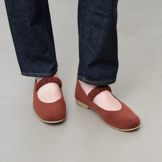 【新品預訂】Launa lea Mary Jane軟質芭蕾鞋 (B3005A) （棕色S / Brown S)