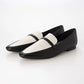 【新品預訂】日本製 Lauf Oletta [All Weather] 全天候 修身方形樂福鞋(LRP133 BLACK/C) (黑白色)
