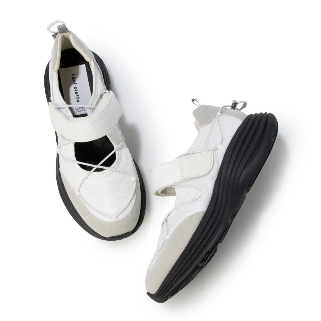 【新品預訂】日本Lauf Oletta 輕便厚底瑪麗珍運動鞋 (L130)（IVORY-Z）