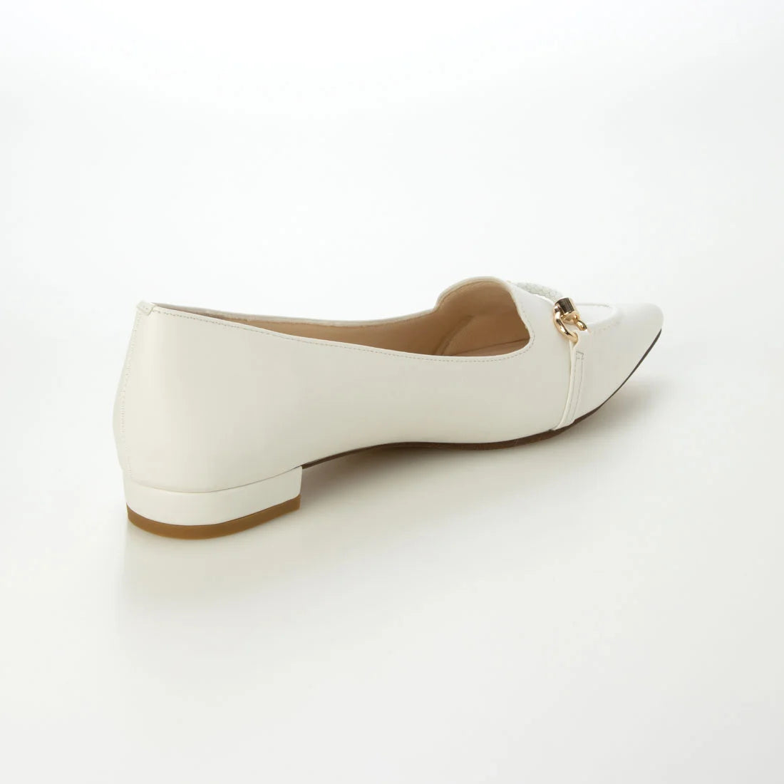 【新品預訂】日本製 Lauf Oletta [All Weather] 全天候軟皮革編織繩平底鞋（LRP146 WHITE） (白色)