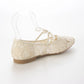 【新品預訂】日本製 Launa Lea 花卉蕾絲漁網芭蕾舞鞋 (B7612A)(象牙色 / Ivory Z）