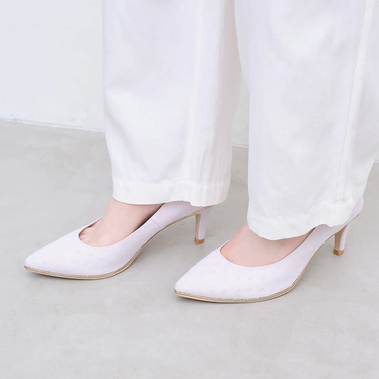 【新品預訂】日本製 Launa Lea Rich 7cm Gold Line高跟鞋 (80001F) (薰衣草色 Z / Lavender Z)