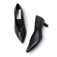 【新品預訂】日本製 Lauf Oletta [All Weather] 全天候 5cm踭 V型剪裁高跟鞋(LRP153 Black）(黑色)