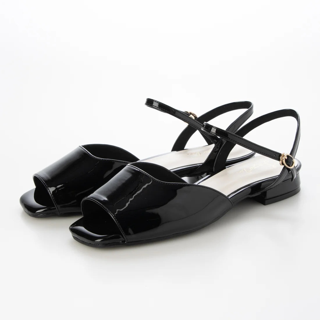 【新品預訂】日本製 Launa Lea 漆皮露趾涼鞋(624)(黑色E / Black E)