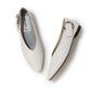 【新品預訂】日本製 Lauf Oletta  [All Weather] 全天候 可踩踭 柔軟大扣環V型平底鞋（LRP139 IVORY）