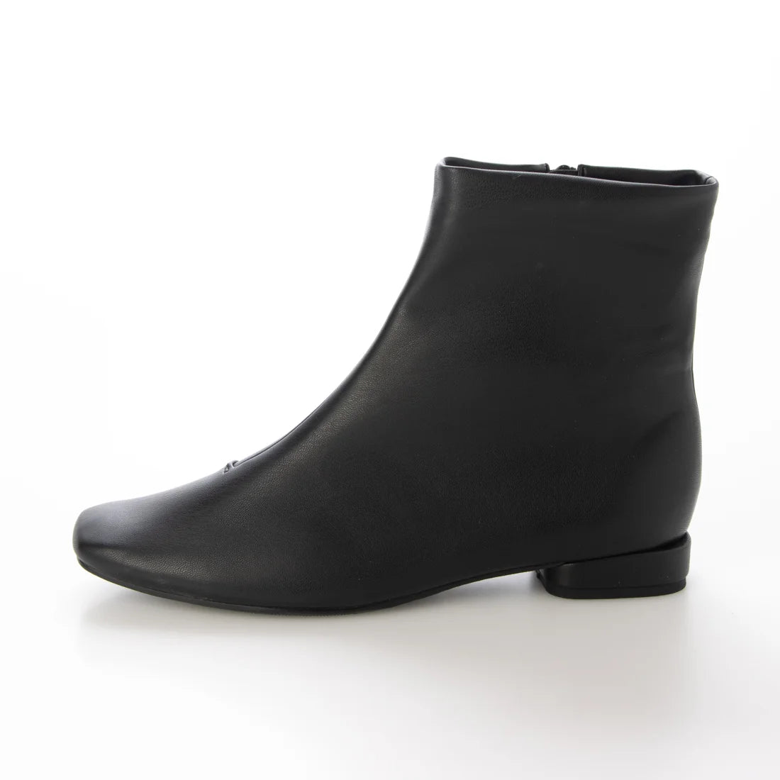 【新品預訂】日本製 Launa Lea 晴雨兩用彈力方頭短靴 (R9024) ( 黑色 / Black )