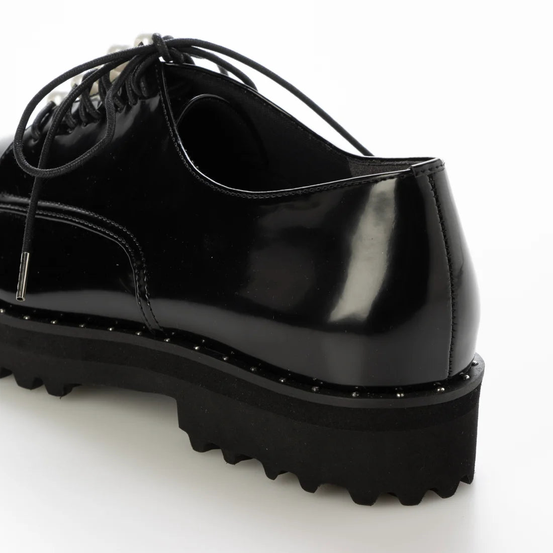 【新品預訂】日本製 Lauf Oletta [All Weather] 全天候防水輕盈珍珠繫帶鞋（LRH128 BLACK-G） (黑色)