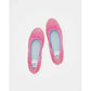 日本製【珍珠色調防水】Emma Francis 真皮 圓頭平底芭蕾舞鞋(02b-L S143)(Dark pink leather suede)（ダークピンク レザースエード）
