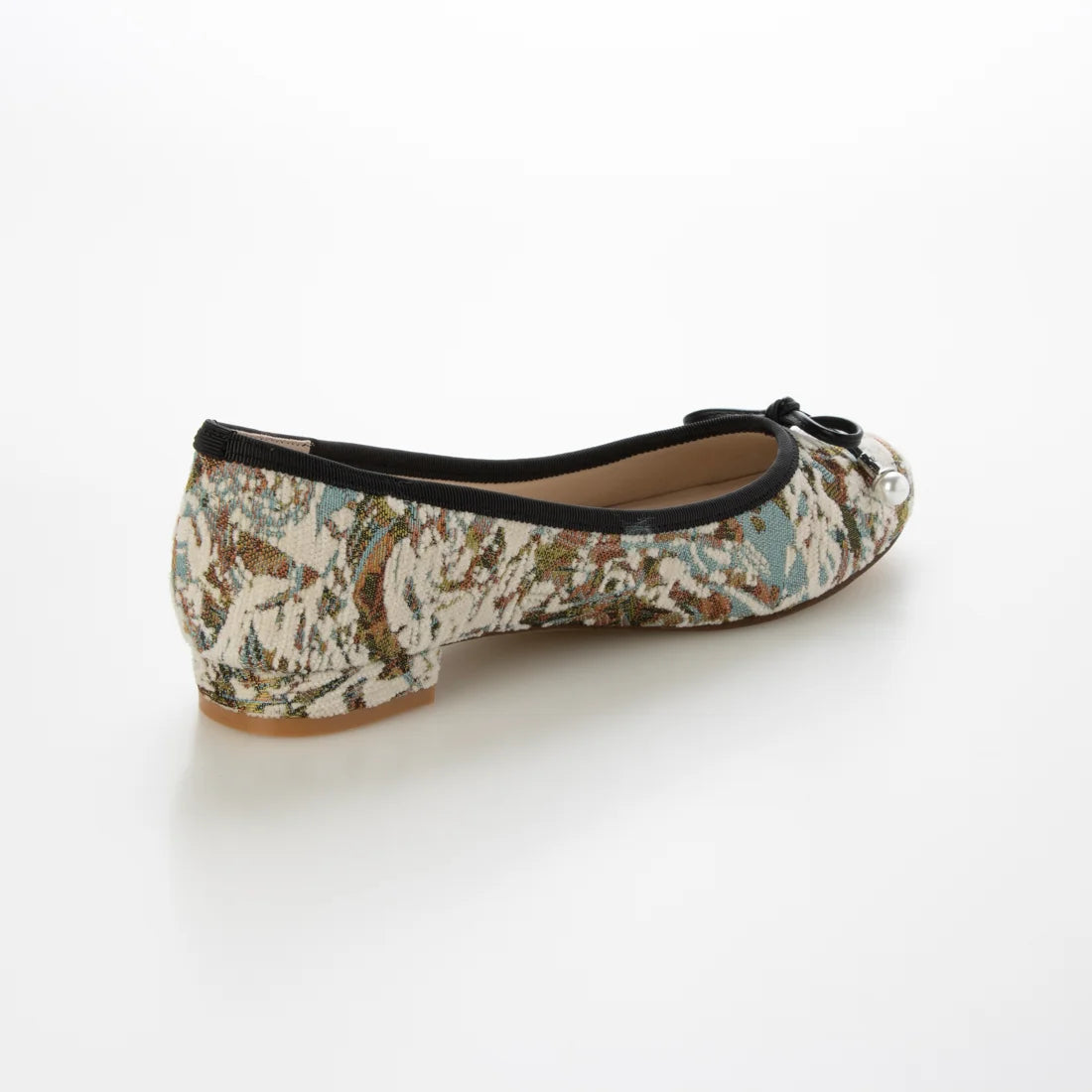 【新品預訂】日本製 Lauf Oletta   珍珠水鑽芭蕾舞鞋（LH126 Ivory Z/C) (象牙色)