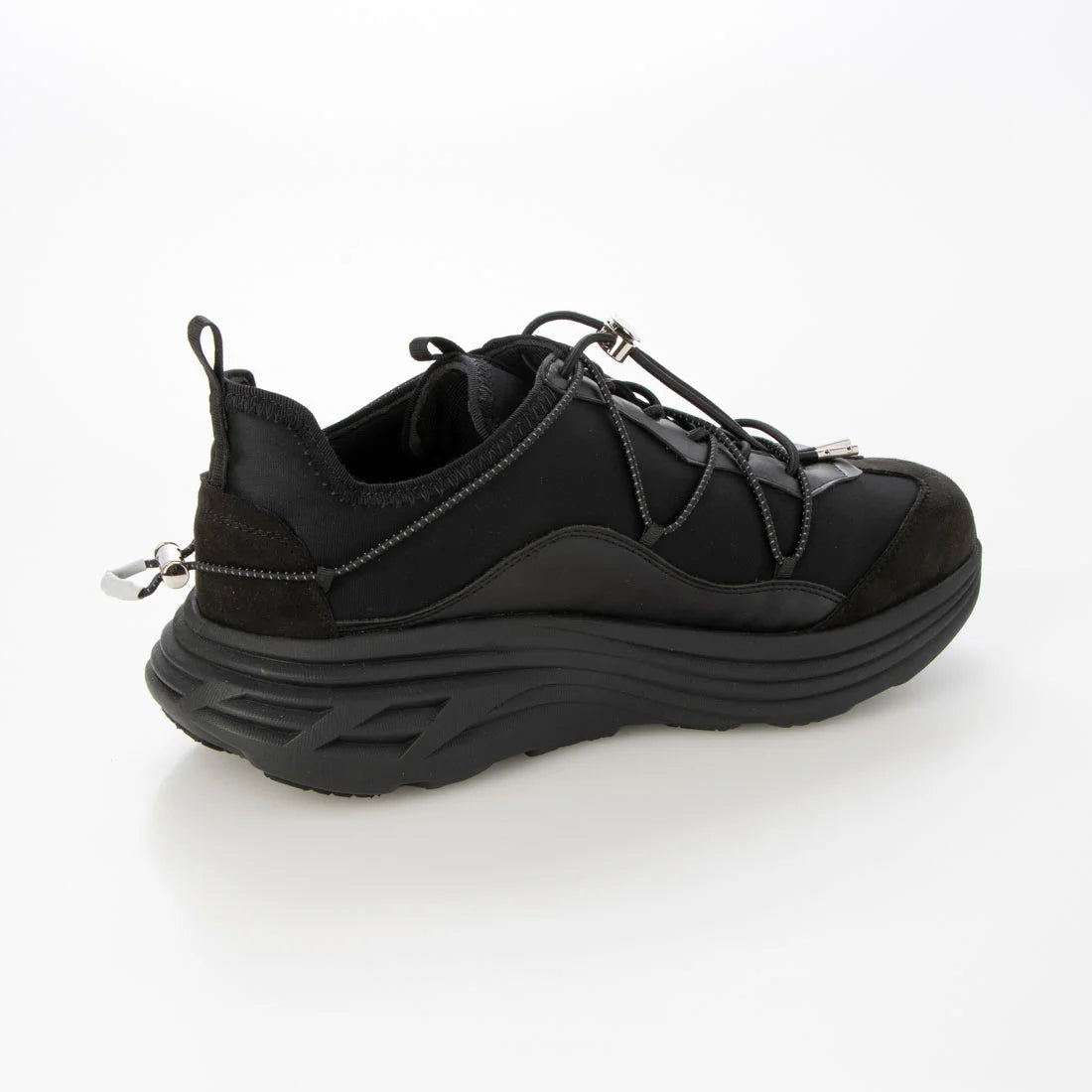 【新品預訂】日本 Lauf Oletta 4.5cm 厚底軟彈性運動鞋 (L155 Black-Z)(黑色)