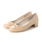 日本製 Launa lea 3.5cm踭蝴蝶結圓頭啞面芭蕾晴雨鞋 ( RB5001A ) (杏色/Beige)